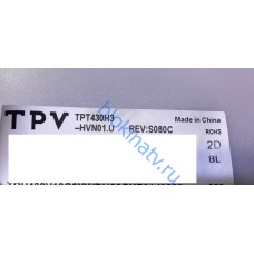 Матрица TPT430H3-HVN01.U телевизор SONY KDL-43W755C