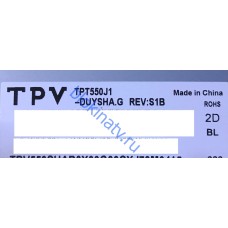 Матрица TPT550J1-DUYSHA.G REV S1B телевизор PHILIPS 55PFT5500