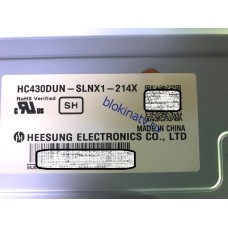 Подсветка в сборе на матрицу HC430DUN-SLNX1-214X телевизор LG 43LF510V